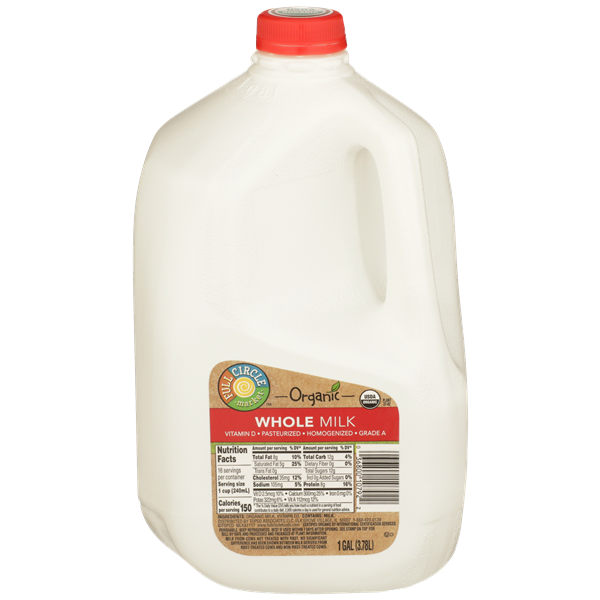 Full Circle Organic Whole Milk Vitamin D HyVee Aisles Online Grocery