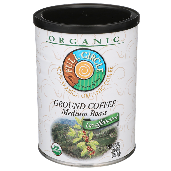 Full Circle Organic Breakfast Blend Ground Decaf Coffee HyVee Aisles