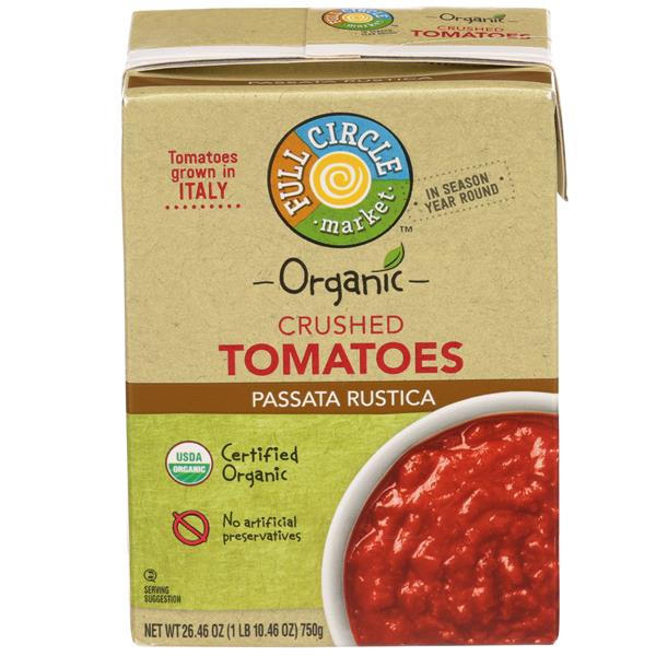 Full Circle Organic Crushed Tomatoes Passata Rustica HyVee Aisles Online Grocery Shopping