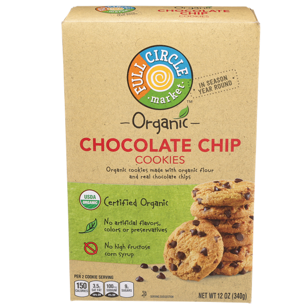 Full Circle Organic Chocolate Chip Cookies | Hy-Vee Aisles Online ...