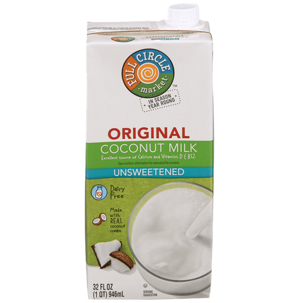 Full Circle Unsweetened Coconut Milk HyVee Aisles Online Grocery