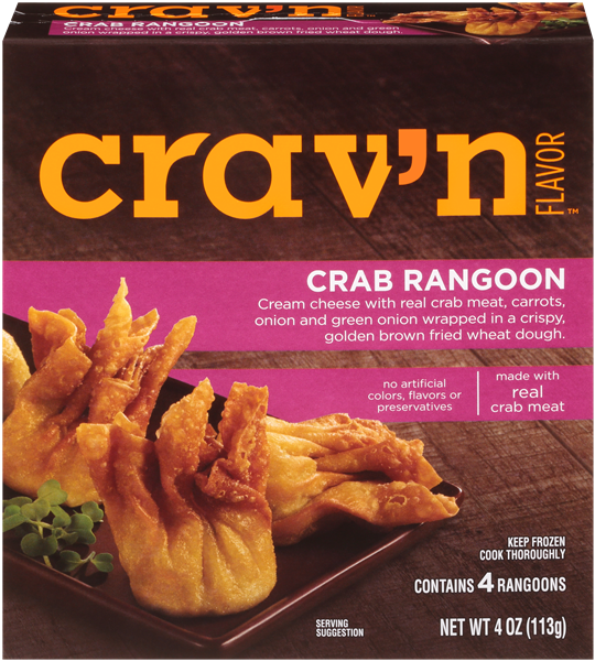 Crav'N Flavor Crab Rangoon 4Ct HyVee Aisles Online Grocery Shopping