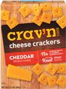 Crav'n Flavor Cheese Crackers, Cheddar