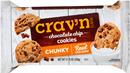 Crav'n Flavor Cookies, Chocolate Chip, Chunky