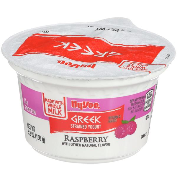 HyVee Raspberry Greek Yogurt HyVee Aisles Online Grocery Shopping
