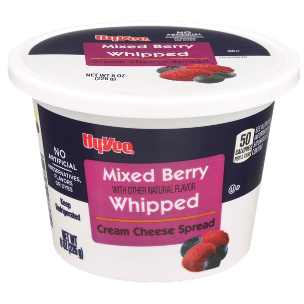 Hy-Vee Mixed Berry Whipped Cream Cheese Spread | Hy-Vee Aisles Online ...