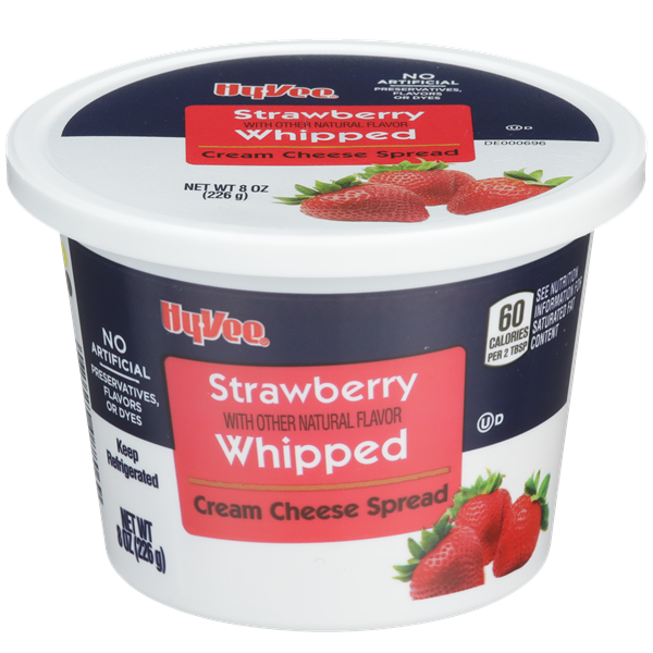 Hy Vee Strawberry Whipped Cream Cheese Spread Hy Vee Aisles Online Grocery Shopping 