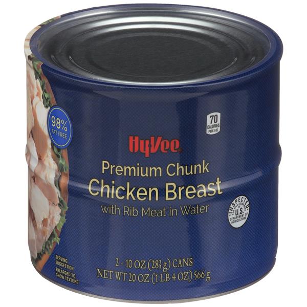 HyVee Chunk Chicken Breast in Water 210 oz Cans HyVee Aisles Online Grocery Shopping