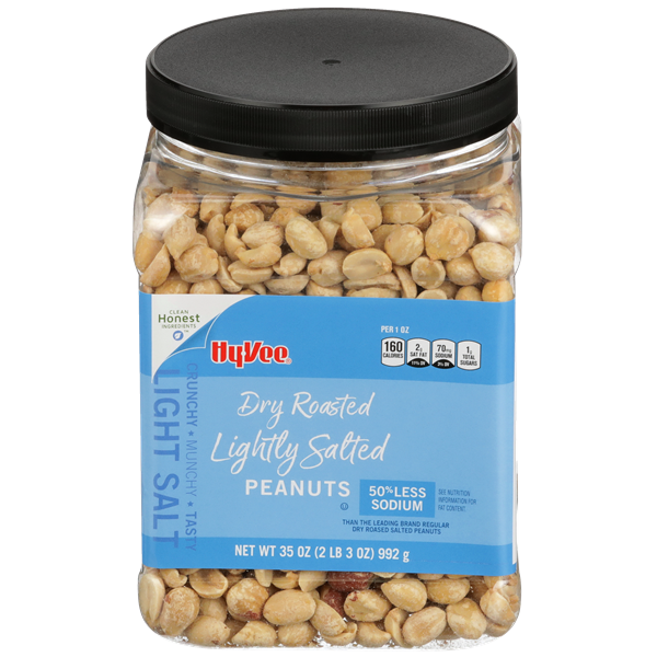 HyVee Dry Roasted Lightly Salted Peanuts HyVee Aisles Online