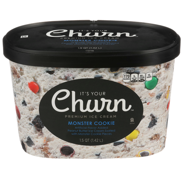 It's Your Churn Monster Cookie Premium Ice Cream | Hy-Vee Aisles