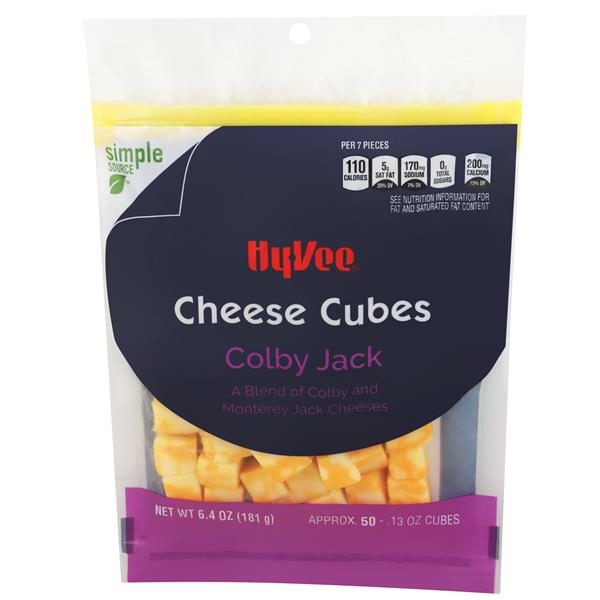 HyVee Cubes Colby Jack 42Ct HyVee Aisles Online Grocery Shopping