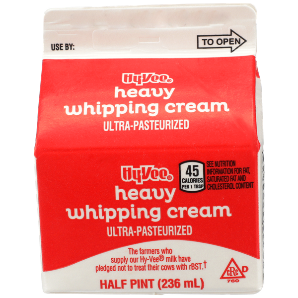 Hy-Vee Heavy Whipping Cream | Hy-Vee Aisles Online Grocery ...