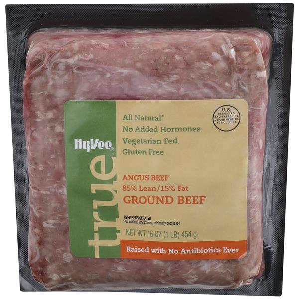 HyVee True Angus Ground Beef 85 Lean HyVee Aisles Online Grocery