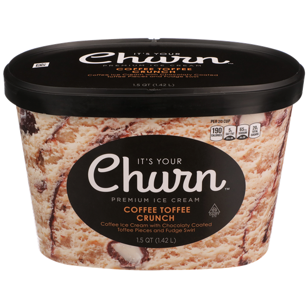 It's Your Churn Premium Ice Cream Coffee Toffee Crunch | Hy-Vee Aisles ...