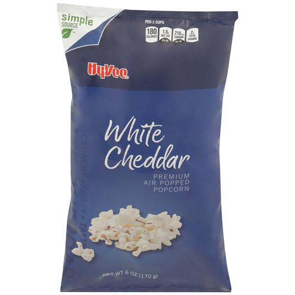 HyVee White Cheddar Air Popped Popcorn HyVee Aisles Online Grocery